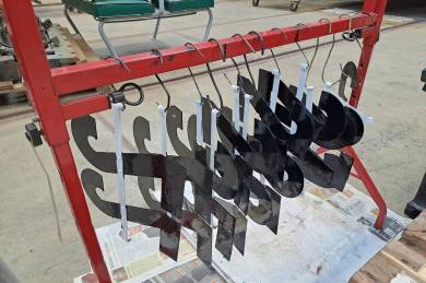 Lackierte Lichtnummern