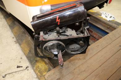 Austausch des Rollenhebels an der Kupplung beim 269 001-6