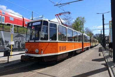 Der KT4D kurz vor der Abfahrt vom S-Bhf Schöneweide