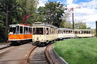 Beide Wagen stehen in der Hansastraße